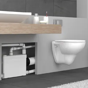 Канализационная установка бытовая встраиваемая SANIPACK для подвесного унитаза Магазин сантехники Нижний Новгород