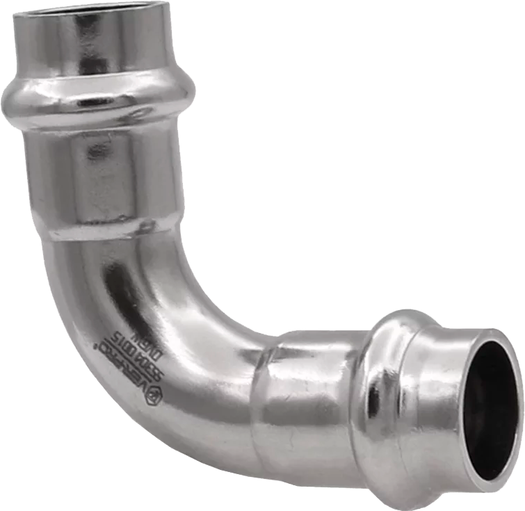 Уголок 90° внутренний/внутренний из нержавеющей стали 54 х 54  "VER-PRO" (4/2шт)