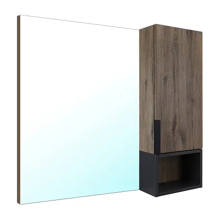 Зеркало-шкаф Gris 90 (800*880*160)