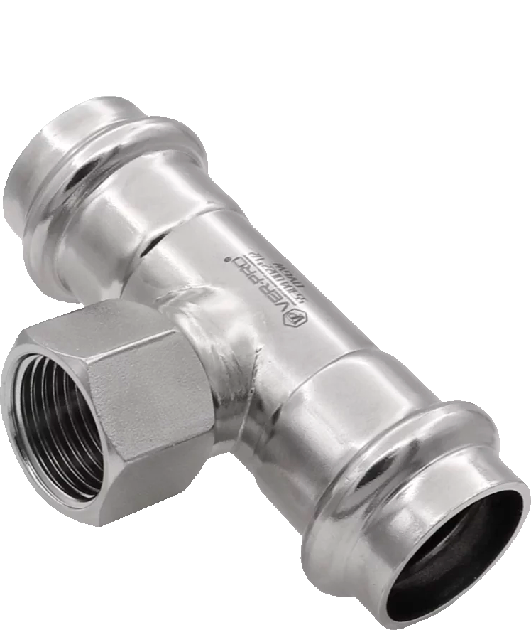 Тройник из нерж. стали ВР 28х1/2"х28  "VER-PRO"