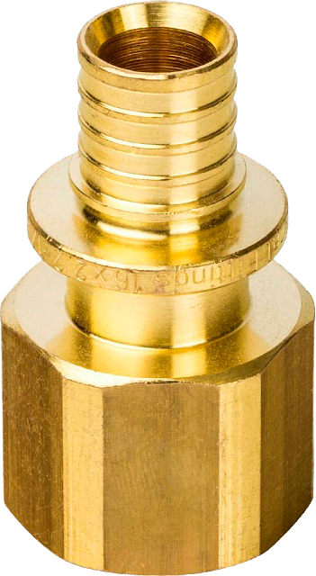 Переходник с вн. резьбой 16x1/2" STOUT для сшитого п/э