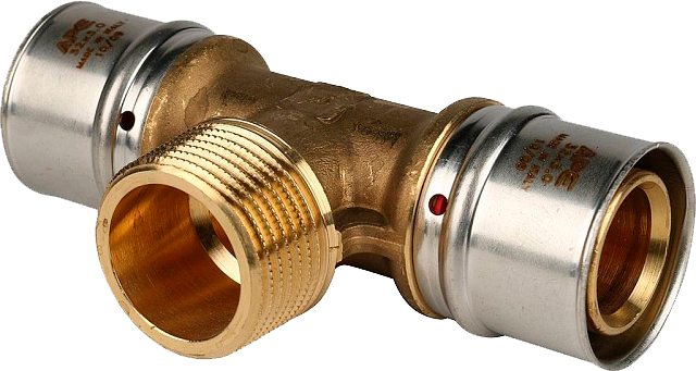 ПРЕСС Тройник с нар. резьбой 32х1"х32 (АРЕ)