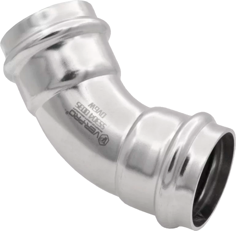 Уголок 45° внутренний/внутренний из нержавеющей стали 22х22  "VER-PRO"