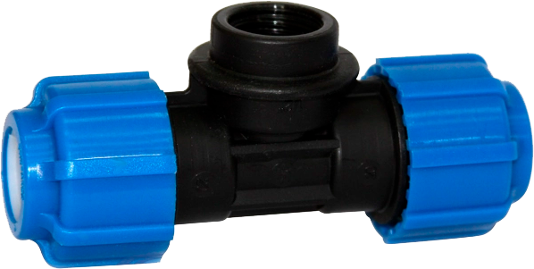 Тройник ПНД с внутр.р. ф20х3/4"х20 ТПК-АКВА