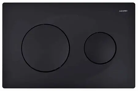 Панель смыва AZARIO черная-матовая (круглая)