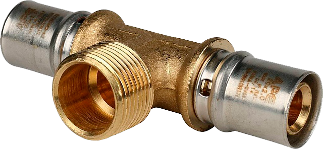 ПРЕСС Тройник с нар. резьбой 20х3/4"х20 (АРЕ)