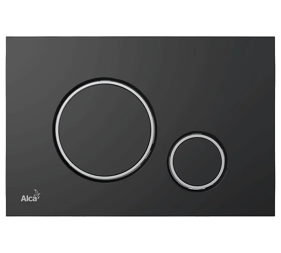 М 778  Кнопка управления Alca Plast  (черный-матовый - хром )