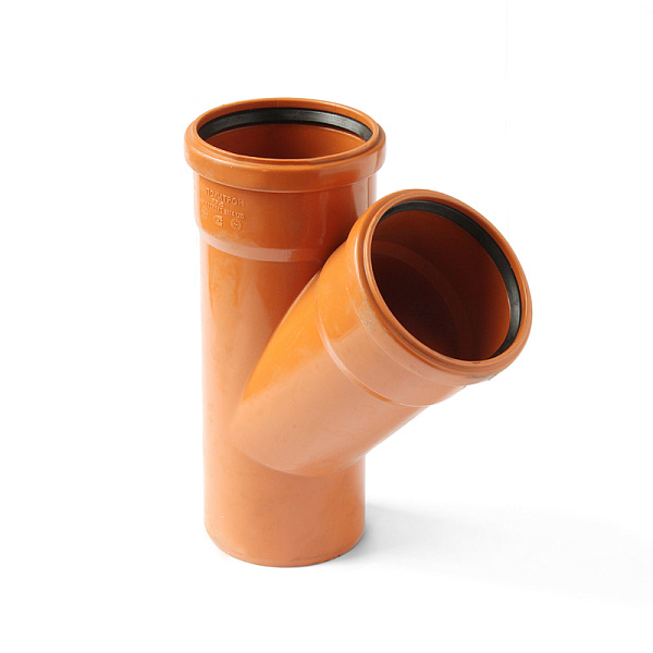 Тройник DN 110/110/45  Polytron Terra (15/1)