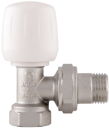 Угловой радиаторный кран верх. 1/2" н/в(394) Itap 