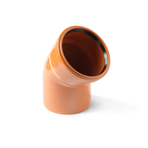 Отвод DN 110/45  Polytron Terra (40/1)