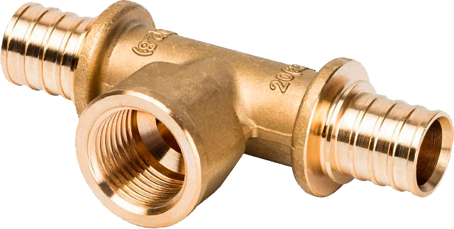 Тройник с вн. р. 20x1/2" STOUT для сшитого п/э