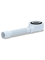 Сифон для душ.поддона1 1/2" h53мм клик-клак,сетка АНИ Пласт (10/1)