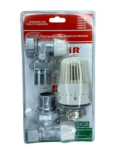 Комплект терморег.3/4" УГЛОВОЙ  (VIEIR)  