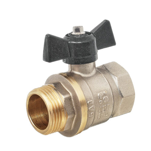 Бабочка ВН 25 Кран шаровой 11Б27п1 Ду25 А31/1 вр/нр бабочка никель PN40