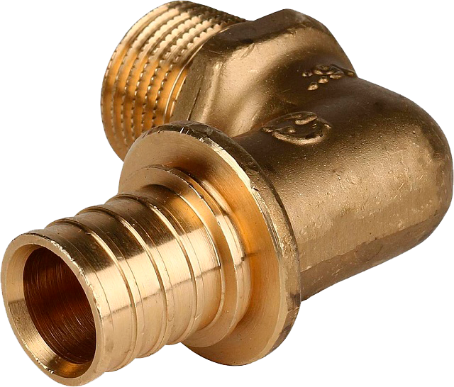 Угольник с нар. резьбой 20x1/2" STOUT для сшитого п/э