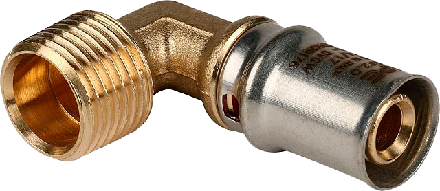 ПРЕСС Угол с наруж.резьб.  16х1/2" (АРЕ-Stout)