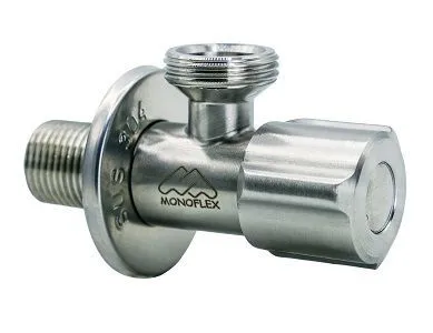 Кран угловой для подключения стиральных/посудомоечных машин 1/2-3/4 Monoflex (100/1)
