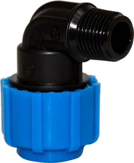 Отвод ПНД с нар.р. ф25х 1/2" ТПК-АКВА