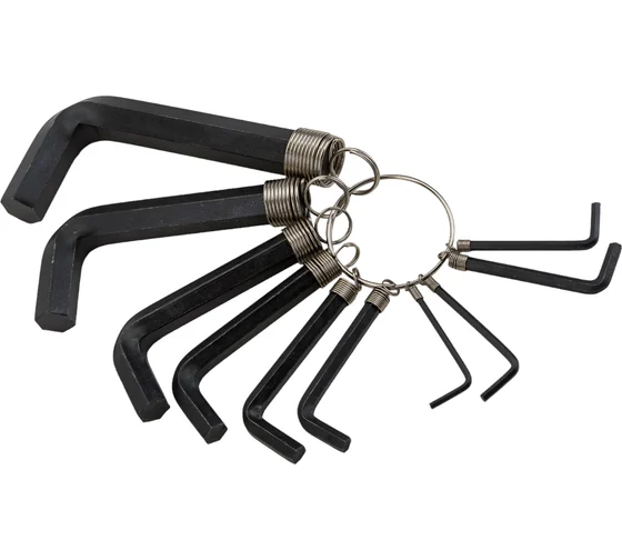 Ключи шестигранные на кольце 10 шт. ( 2-14 мм )