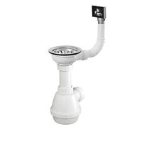 Сифон “Obri“ для мойки с нерж.реш D115 и гофропереливом Miano (0459) (20/1)