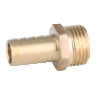 Штуцер для шланга 1 1/2"НРх40 латунь"VIEIR"  