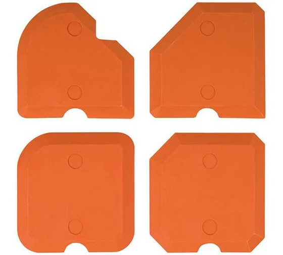 Шпатели эластичные для формирования швов, набор 4 шт.