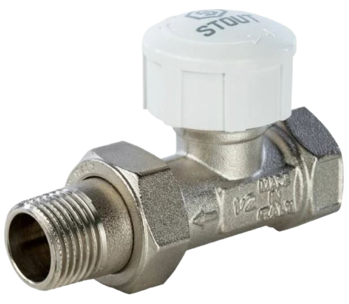 Клапан термостатический (под ТРГ), прямой 1/2" STOUT 