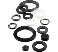 Набор прокладок для смесителя Сантехник № 1 (резина) MasterProf -У