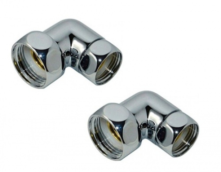 Угловое соединение 1" гайка - 3/4" гайка "ViEiR"