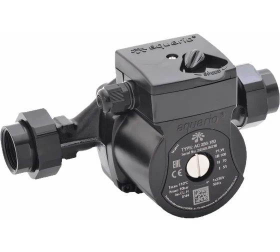 Насос цирк. AC 256-180 DN25, PN10, Tmax=110°С, 220В, 3-скор.  Aquario