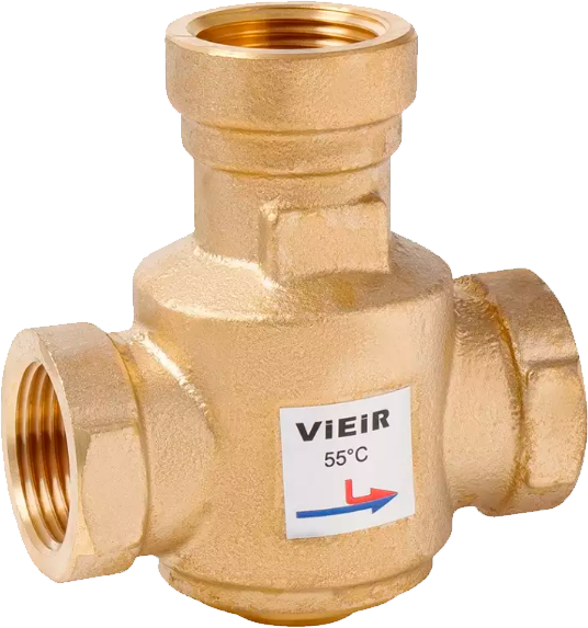 Трехходовой термостатический антиконденсационный клапан 1"1/4 (55°C)"ViEiR"(20/1шт)
