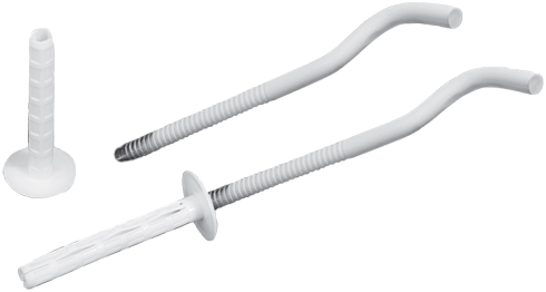 Кронштейн анкерный кругл.9мм (L=165мм) с дюбелем (под комплект)  (200/2)