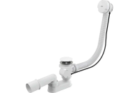 Сифон для ванны A51 B автомат комплект БЕЛЫЙ пластик/металл Alca plast (A51B-60)