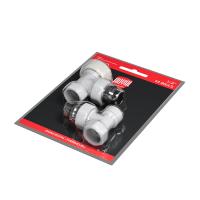 Набор термостатический угловой Royal Thermo Design 1/2"М30х1,5 (Белый)