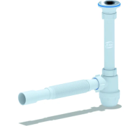 Сифон для умыв 1 1/4"х 40 винт 85мм с гибкой трубой х40/50 АНИ Пласт (30/1)