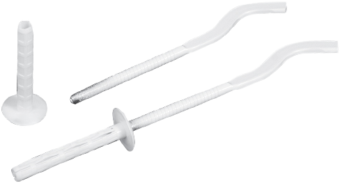 Кронштейн анкерный плоский d7 с дюбелем