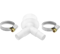 Комплект для подключения сливного шланга стиральной и п/м машин двойной D50 мм, 