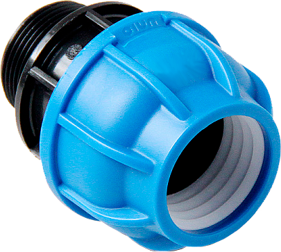 Муфта ПНД с нар.р. 20 х 1/2" UNIO (50/1)