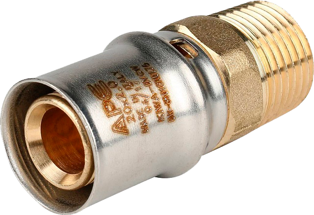 ПРЕСС Ниппель  20х1/2" нар. (APE)