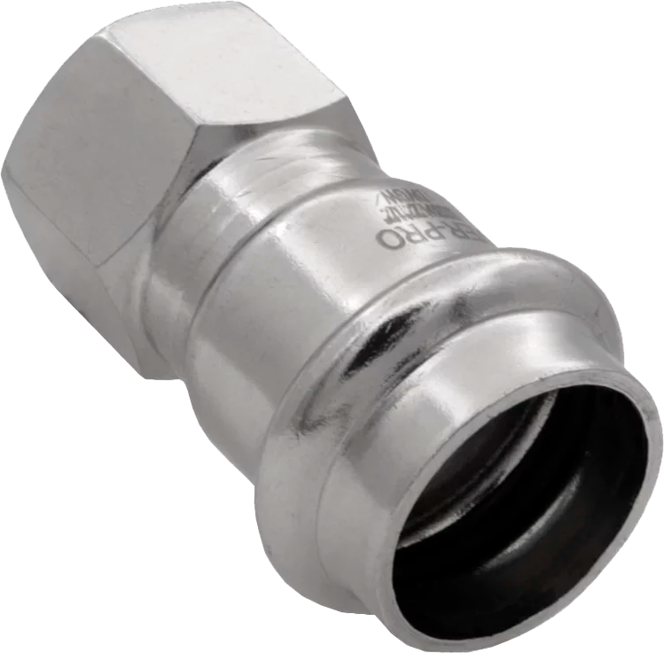 Соединитель из нерж. стали ВР 22×3/4"  "VER-PRO"