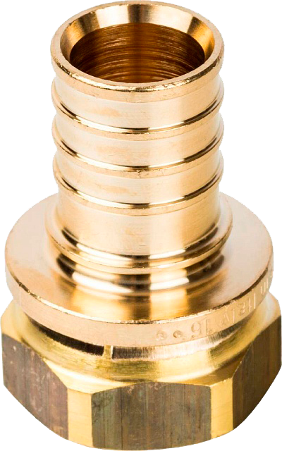 Переходник с нак. гайкой 25x3/4" STOUT для сшитого п/э