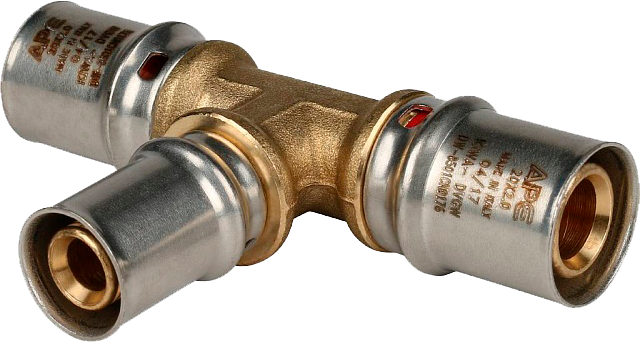 ПРЕСС Тройник редуцир. 20х16х20 (APE-Stout)(80/10)