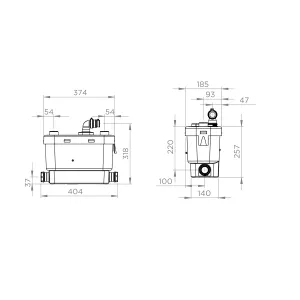 Водоотводящая насосная установка бытовая SANIVITE Магазин сантехники Нижний Новгород
