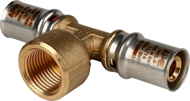 ПРЕСС Тройник с внутр. резьбой  16х1/2"х16 (АРЕ)