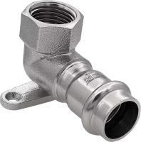 Угол с переходом на внутреннюю резьбу и креплением VER-PRO