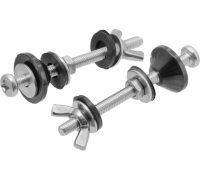 Крепление для бачка унитаза М6 с гайкой барашек Premium (нерж), MP