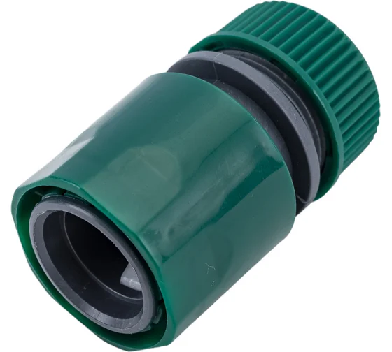 Соединитель пластиковый 1/2" автостоп (быстросъем для шланга)