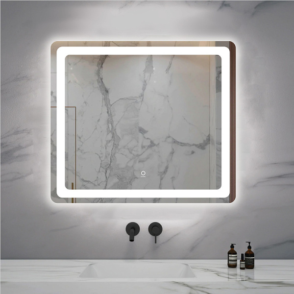 AZARIO зеркало Dallas AZ-Z-044-1CS 800х700 (сенсорный выключатель)