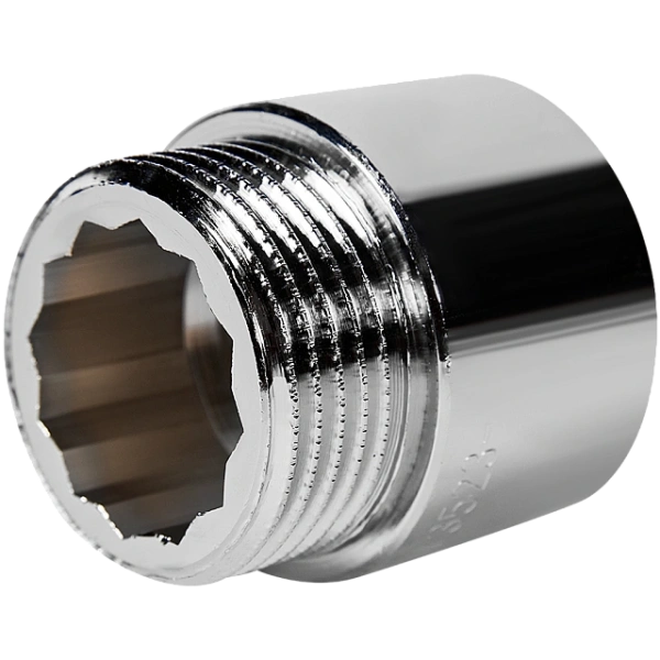 Удлинительная гайка  усилен. 1" х 25  хром GF-STOUT 