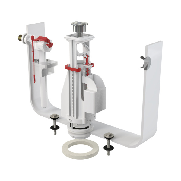 Выпускной комплект боковой 1/2" с мет.резбой и двойной кнопкой (16/1) SA 08 AK 1/2